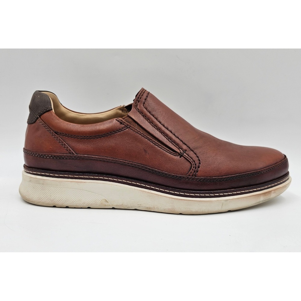 Samuel Hubbard Fast Tan Brown Leather Slip On Loafers Mens 12 W M2166-083